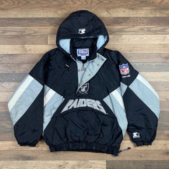 starter pullover jacket raiders